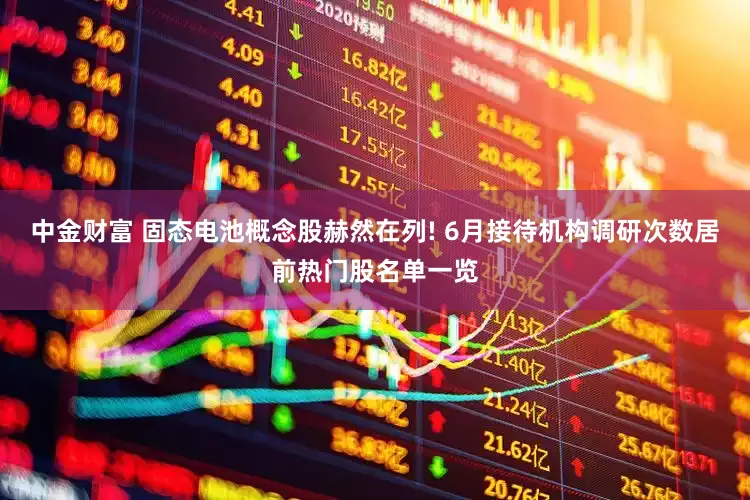 中金财富 固态电池概念股赫然在列! 6月接待机构调研次数居前热门股名单一览
