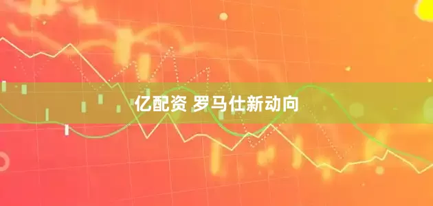 亿配资 罗马仕新动向