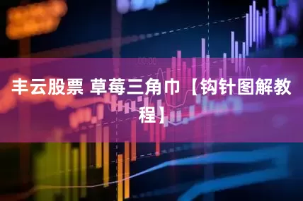 丰云股票 草莓三角巾【钩针图解教程】